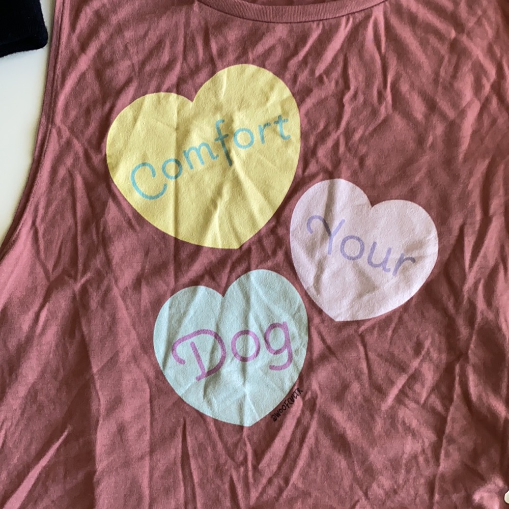 Comfortable Pink Muscle Tee - Picture 2 of 3